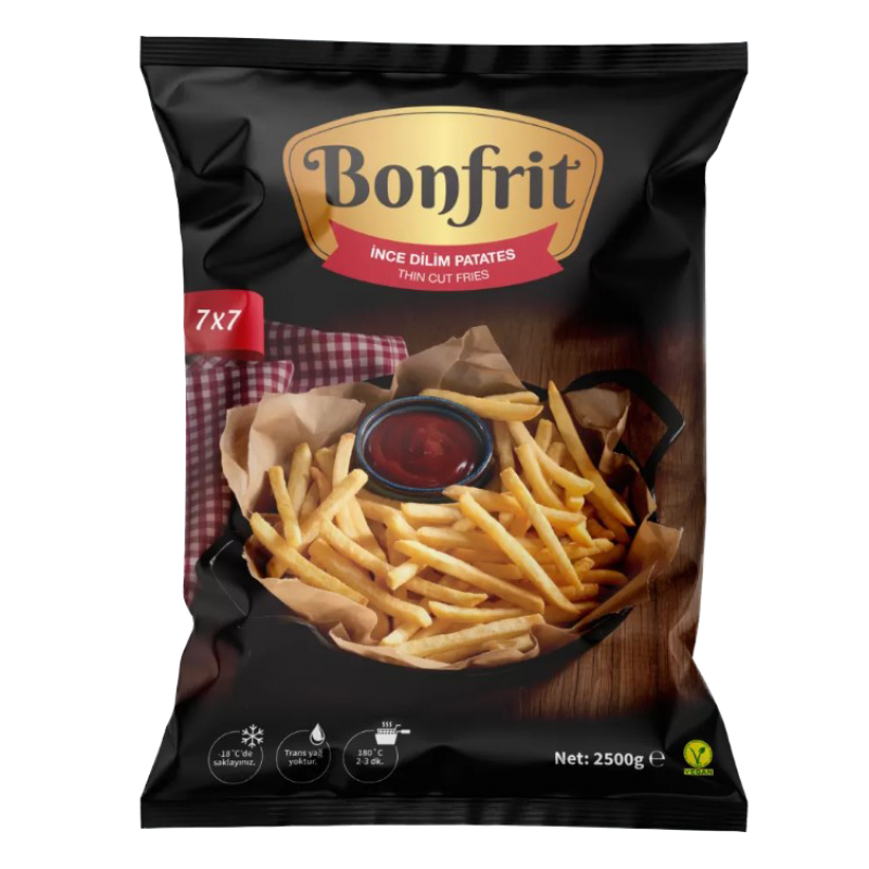 Bonfirit 7*7 Donuk Patates (Koli içi 12.5 KG)